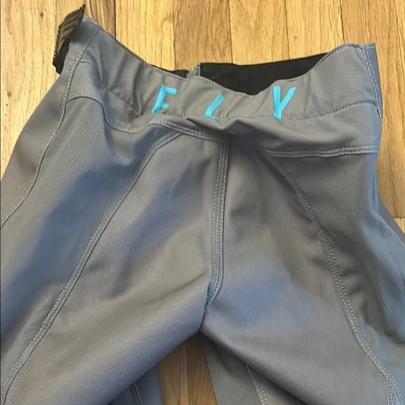 Fly Racing Gray and blue kinetic pants - Picture 5 of 5